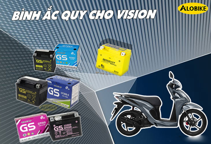 Sạc bình xe máy Vision