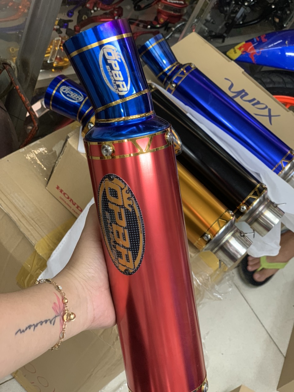 Pô tăng giả zin ORBR 2018 cho Click Vario Pcx Airblade | Shopee …